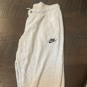 White/Grey Nike sweatpants